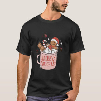 Camiseta Gorra de pan de especias dulce Santa Cacao calient