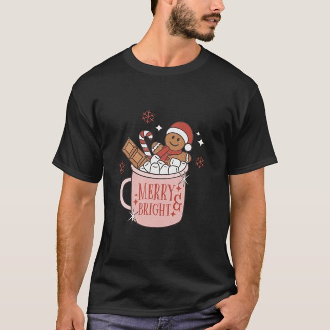Camiseta Gorra de pan de especias dulce Santa Cacao calient (Anverso)