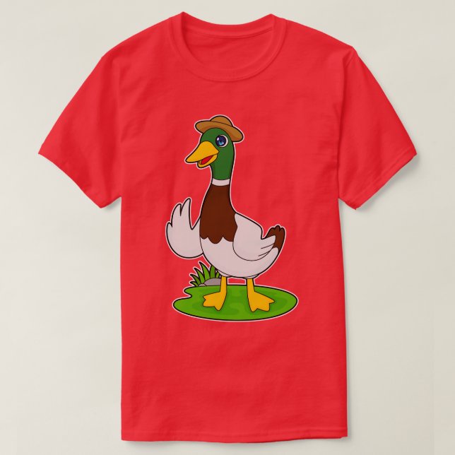 Camiseta Gorra de pato (Diseño del anverso)