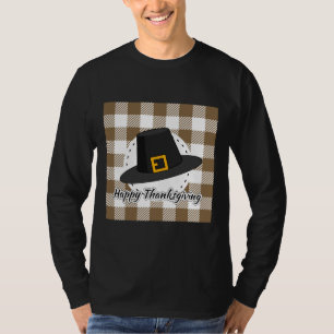 Camiseta Gorra de peregrino negro en tostado marrón - Acció