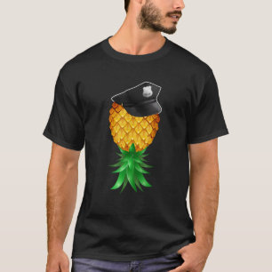 Camiseta Gorra de policía de piña al revés