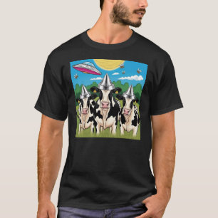 Camiseta Gorra de Relieve metalizado Alien Cow Tin, camiset