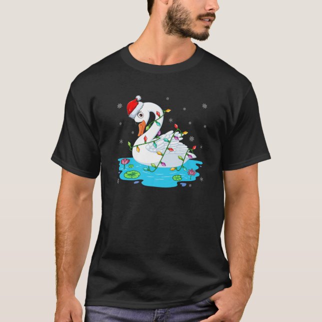 Camiseta Gorra de renos Swan Christma (Anverso)