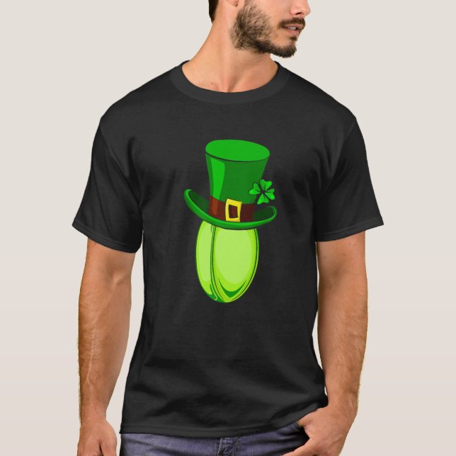 Camiseta Gorra de Rugby Leprechaun St Patrics Día Hombres N (Anverso)