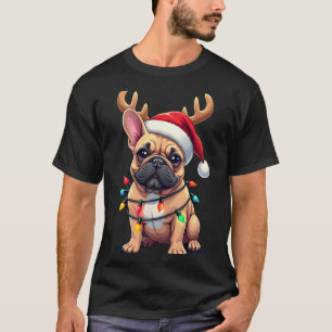 Camiseta Gorra de Santa de luces de Navidad divertida de Bu