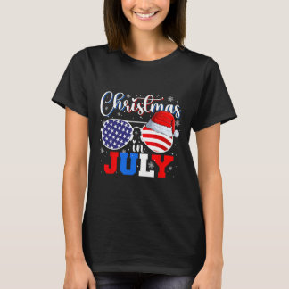 Camiseta Gorra de Santa Navidad en Julio Gafas de sol bande