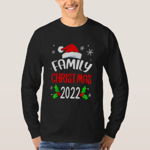 Camiseta Gorra de Santa para familia combinada de Navidad 2