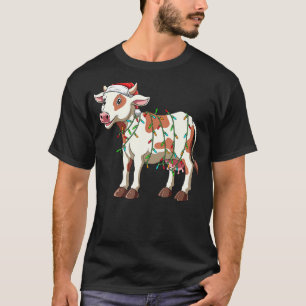 Camiseta Gorra de Santa para Vaca para Granjeros de Leche c