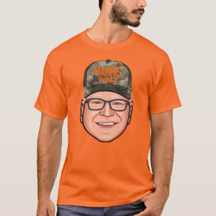 Camiseta Gorra de Tim Walz Camouflage