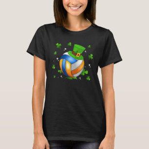 Camiseta Gorra de voleibol Leprechaun irlandés Shamrock St 