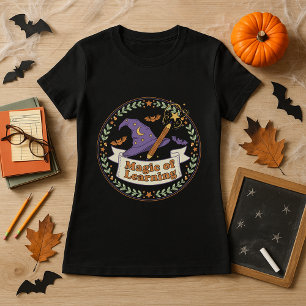 Camiseta Gorra del Asistente de Halloween de Magic of Learn