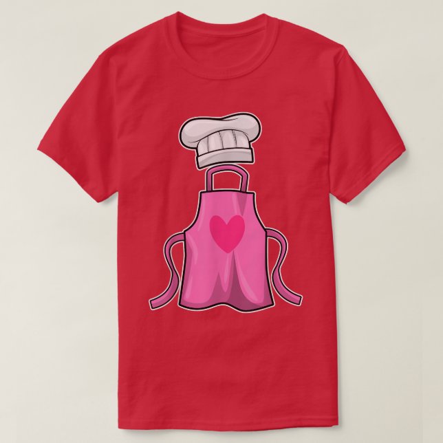 Camiseta Gorra del chef de cocina (Diseño del anverso)