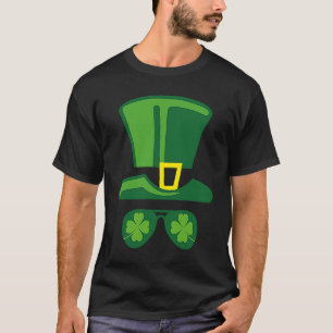 Camiseta Gorra del Día de San Patricio Gafas de sol Shamroc