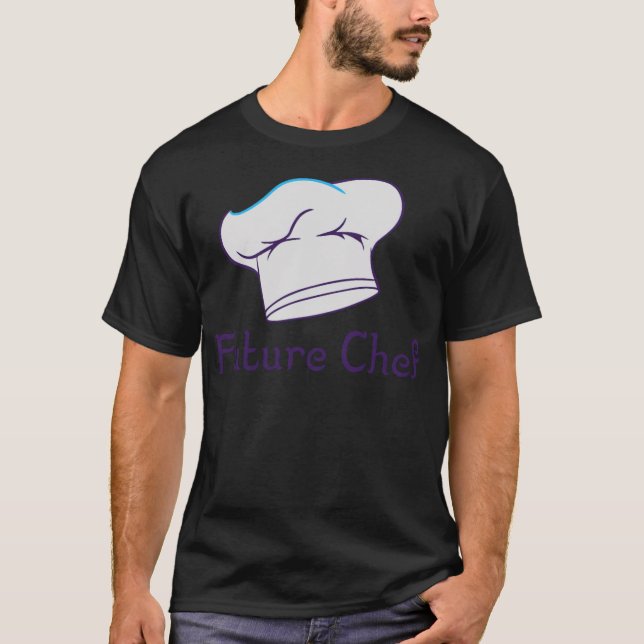Camiseta Gorra del futuro chef pirata panadero (Anverso)