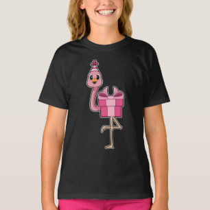 Camiseta Gorra del partido de cumpleaños Flamingo