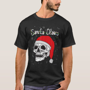 Camiseta Gorra del Skeleton de Guay Luz Santa Claus Christm