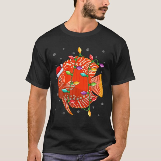 Camiseta Gorra Discus Fish Xmas Iluminando a los renos (Anverso)
