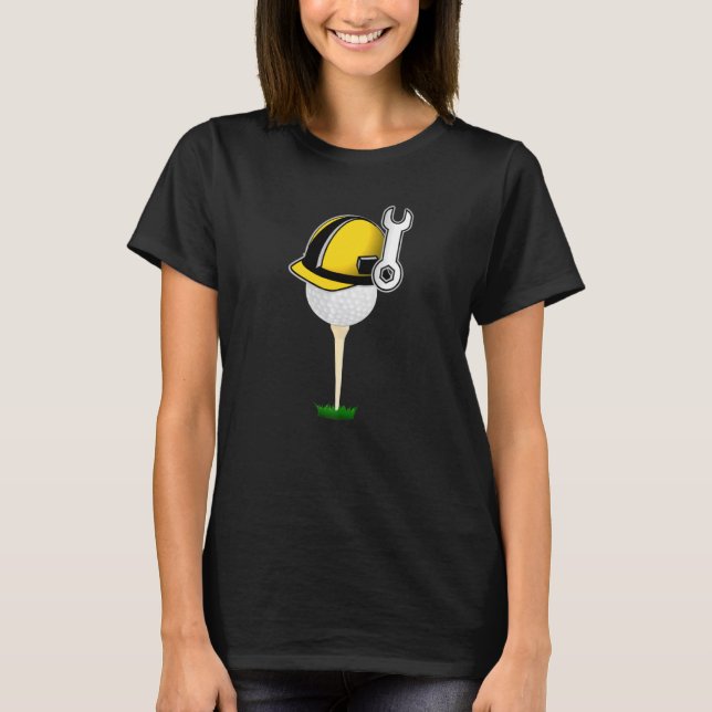 Camiseta Gorra duro de la construcción de ropa de bolas de  (Anverso)