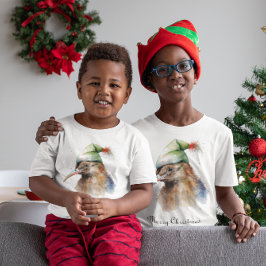 Camiseta Gorra elfo Navidad, personalizado