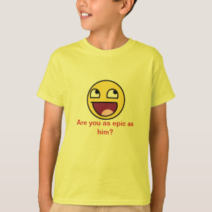 Camiseta gorra épico de la cara