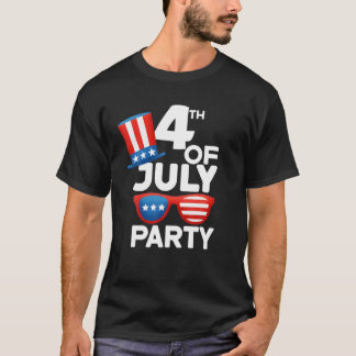 Camiseta Gorra fiesta 4 De Julio De Los Estados Unidos Gafa