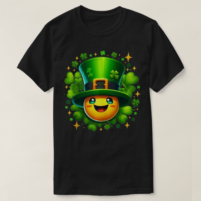 Camiseta Gorra irlandés Green Shamrock St Patrics (Diseño del anverso)