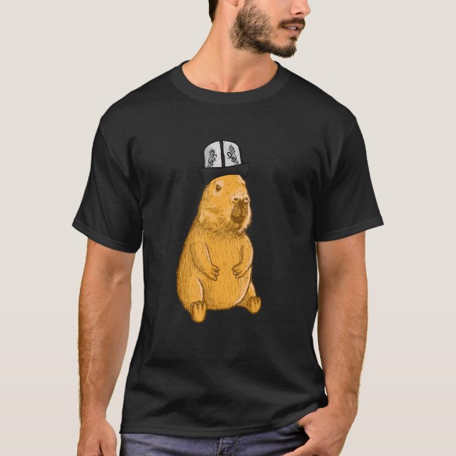 Camiseta Gorra kirguiso de Capybara (Anverso)