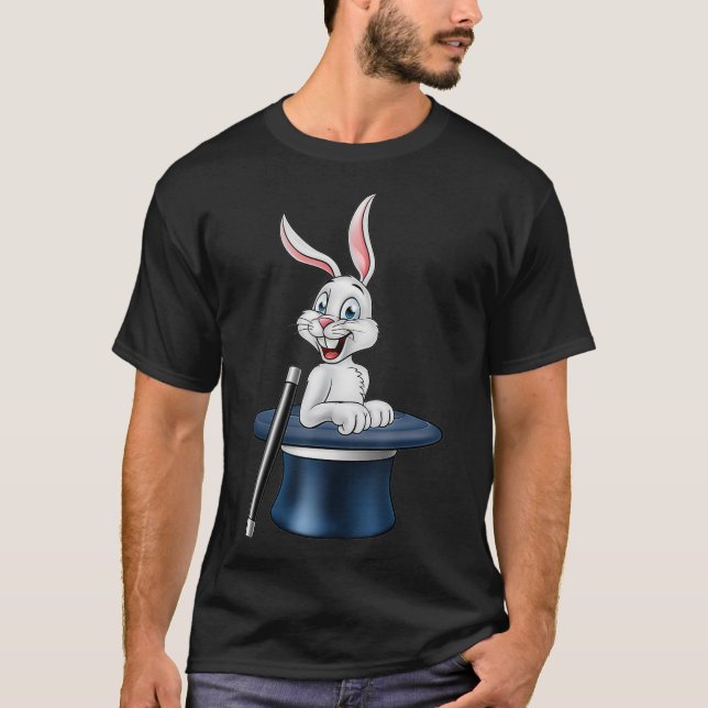 Camiseta Gorra Magicista de Conejo Mágico (Anverso)