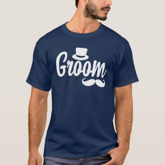 Camiseta Gorra Mens Groom Boda de Participación Cute Bachel