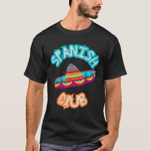 Camiseta Gorra mexicana colorida del Club Español