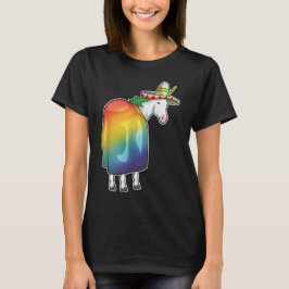 Camiseta Gorra mexicano del arcoiris de Unicornio