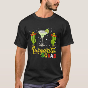Camiseta Gorra mexicano Margarita Squad Feliz Cinco De Mayo