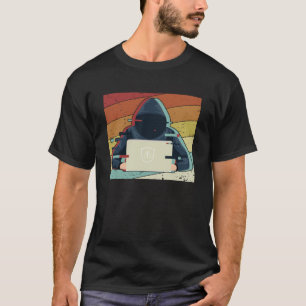 Camiseta Gorra negro retro Hacking Gorra blanco Hacker
