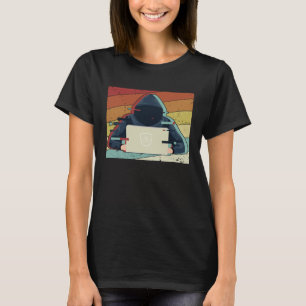 Camiseta Gorra negro retro Hacking Gorra blanco Hacker