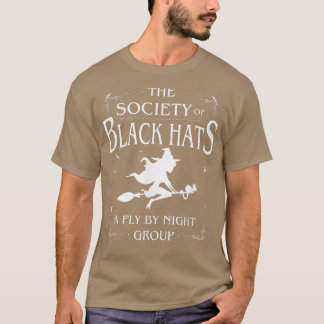 Camiseta Gorra negro Sociedad de brujas divertida Halloween