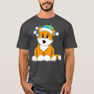 Camiseta Gorra nocturna de gato