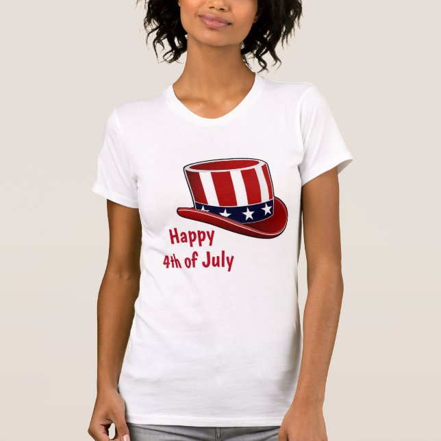 Camiseta Gorra patriótico (Anverso)