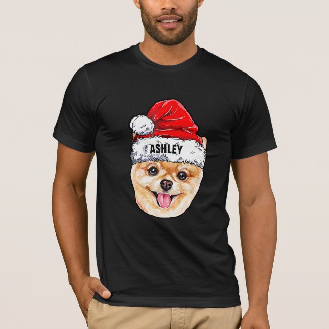 Camiseta Gorra Perro grande de Navidades de Territorios Pom (Anverso)
