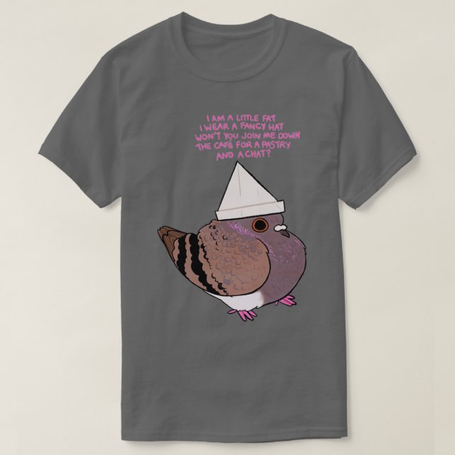 Camiseta Gorra Pigeon 2 (Diseño del anverso)