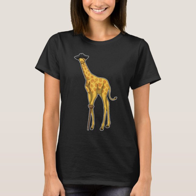 Camiseta Gorra Pirata de Giraffe (Anverso)