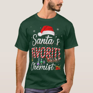Camiseta Gorra químico favorito de Santa Claus enciende a S