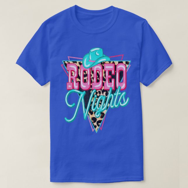 Camiseta Gorra Rodeo Niñas de Cowboy Leopardo (Diseño del anverso)