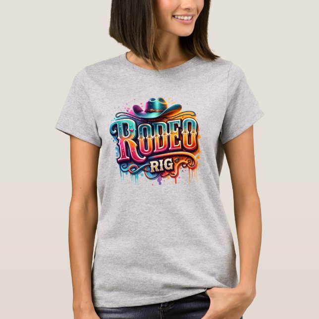 Camiseta Gorra Rodeo Rig y Cowboy (Anverso)