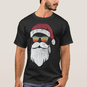 Camiseta Gorra Santa Face barba Retro Navidades Sungl Shirt