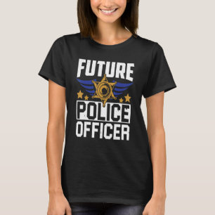 Camiseta Gorra uniforme de oficial de policía futuro
