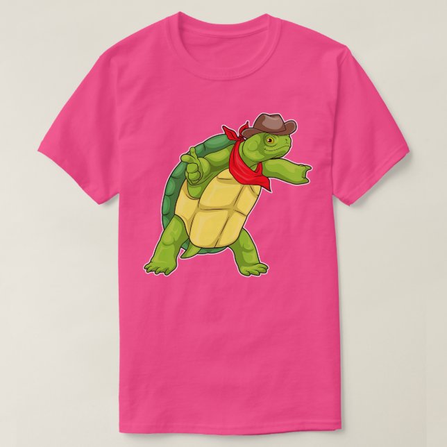 Camiseta Gorra Vaquero Vaquero Turtle (Diseño del anverso)