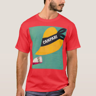 Camiseta Gorra Y Poster De La Botella Campari