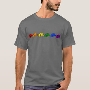 Camiseta gorras del vaquero del orgullo gay