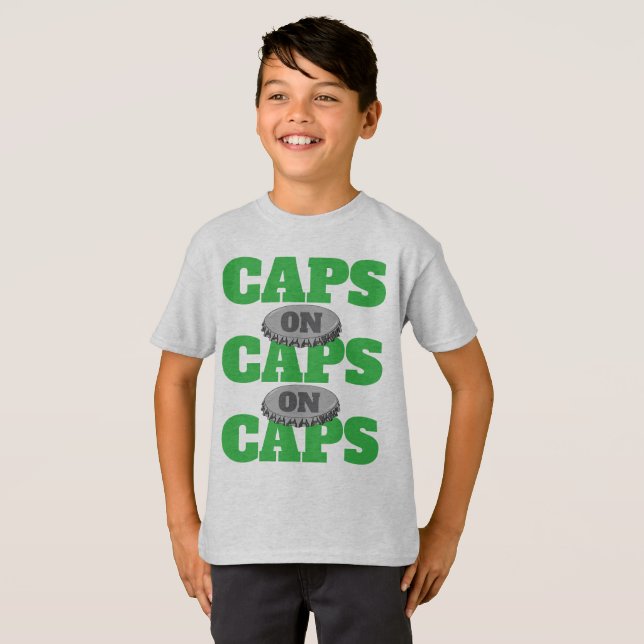 Camiseta Gorras en Gorras en Gorras Videojuegos (Anverso completo)