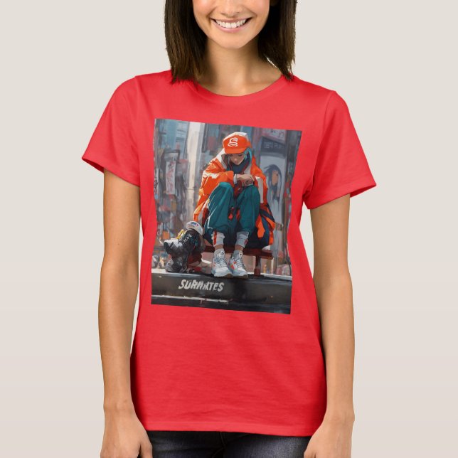 Camiseta GORRAS: Hip-Hop Vibe Tee (Anverso)